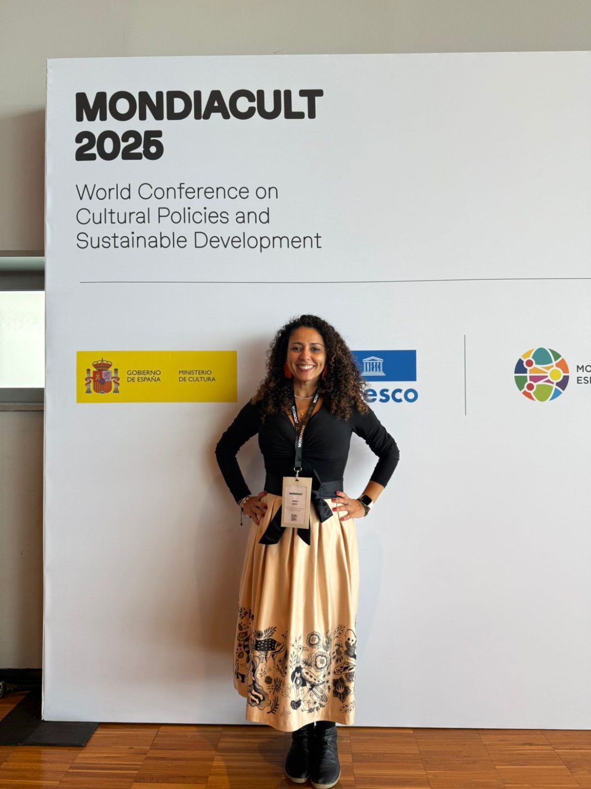 Mércia no Mondiacult 2025