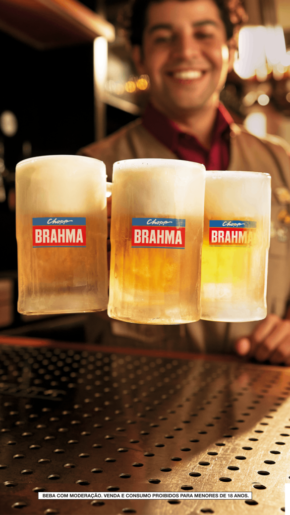Outback e Brahma lançam Refil de Chopp Brahma