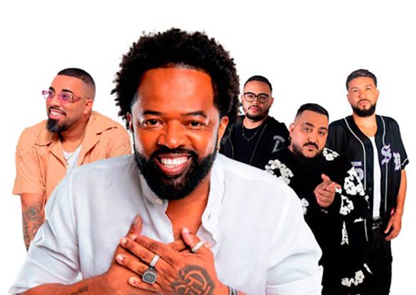 Xande de Pilares se apresenta no “Samba Que Me Faz Feliz”, na quadra da Portela