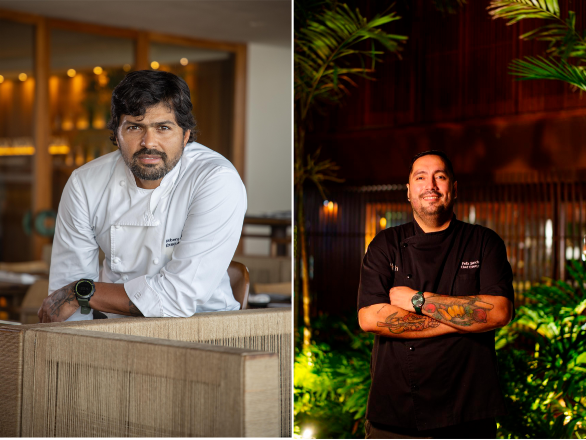 Chef Rubens Gonçalo (foto: Tomás Rangel) e Félix Sánchez (foto: Divulgação) Chef Rubens Gonçalo (foto: Tomás Rangel) e Félix Sánchez (foto: Divulgação)