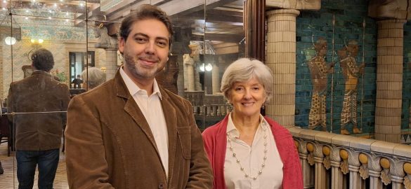 A Consul de Luxemburgo Marie Christiane Meyers e Erick Herrero A Consul de Luxemburgo Marie Christiane Meyers e Erick Herrero