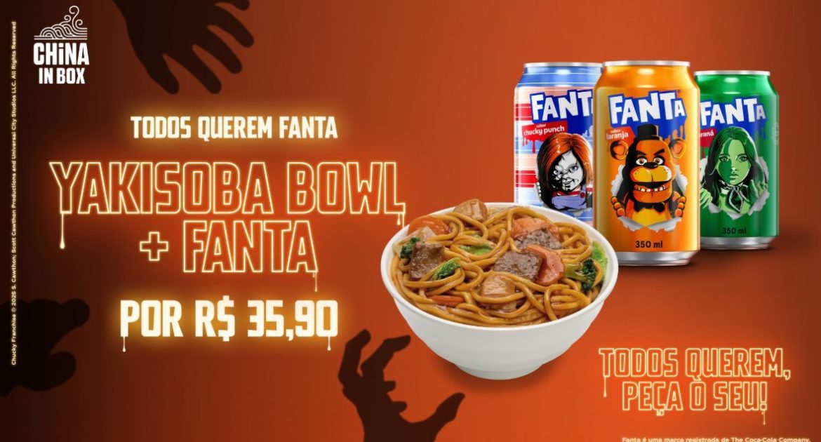 China in Box e Fanta lançam campanha especial para o mês do Halloween China in Box e Fanta lançam campanha especial para o mês do Halloween