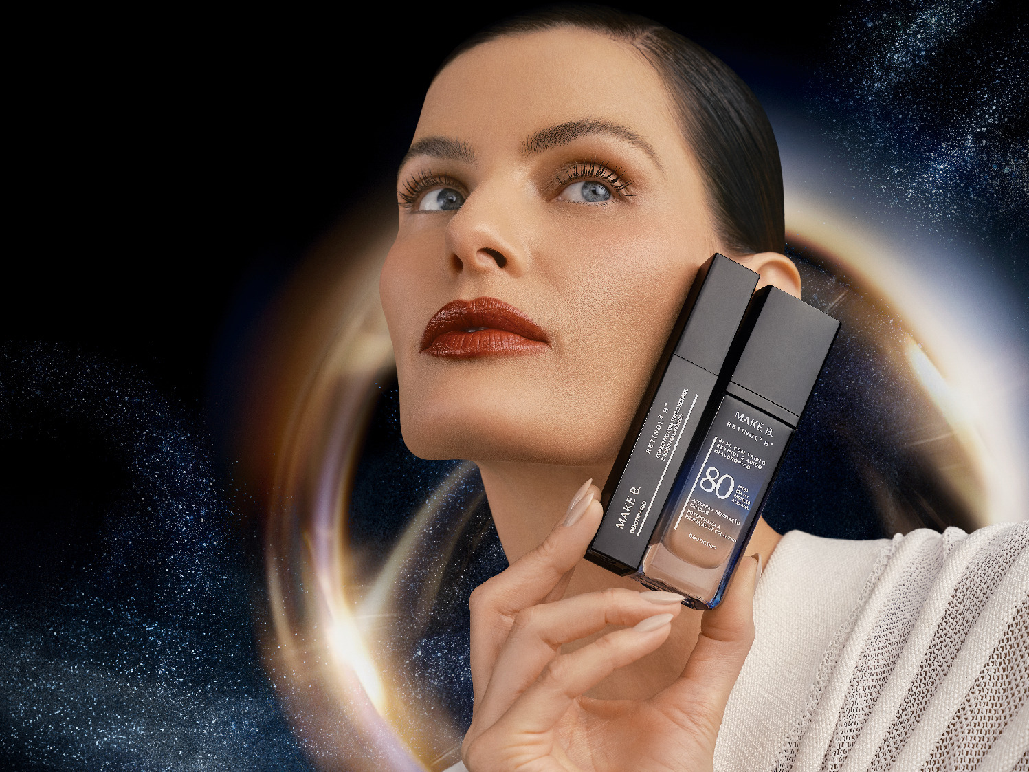 O Boticário apresenta Make B. Retinol H+, primeira base do Brasil com triplo retinol