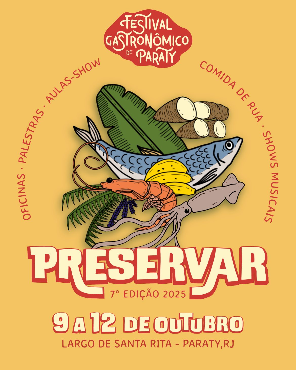 “Preservar” é o tema da 7ª edição do Festival Gastronômico de Paraty