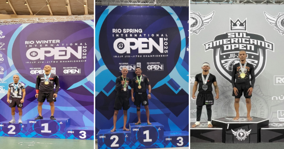 Fabrício Batista sobe mais uma vez no pódio do Rio Spring Open de Jiu-Jitsy
