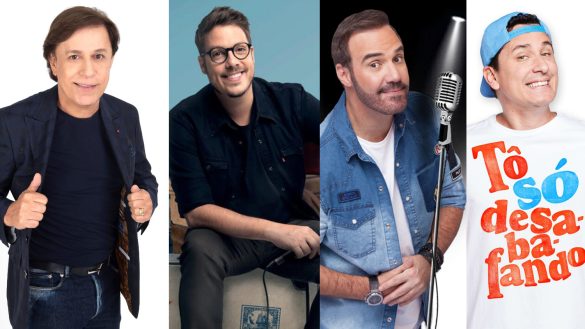 Tom Cavalcante, Fábio Porchat, Diogo Portugal e Rafael Portugal