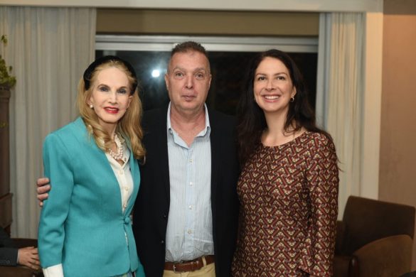 Baronesa Diana Macedo ,Bayard Boiteux e Luciana Delamare Baronesa Diana Macedo ,Bayard Boiteux e Luciana Delamare