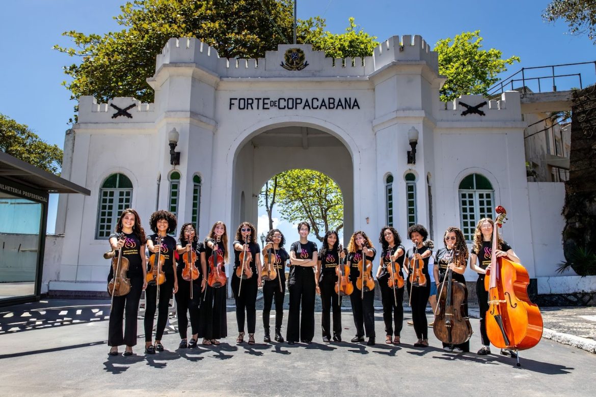 As novas integrantes da Camerata Forte de Copacabana - Foto de Bill Vianna