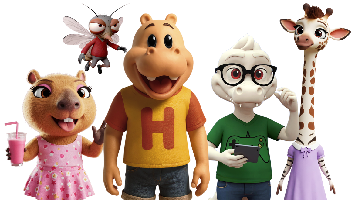 Hipopó ganha nova turminha e histórias semanais no YouTube