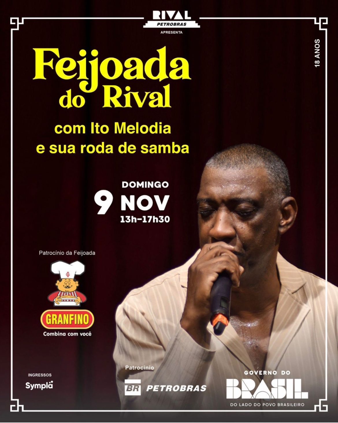 Feijoada do Rival com Ito Melodia e sua roda de samba