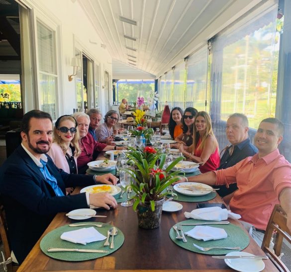 Visão geral do almoço