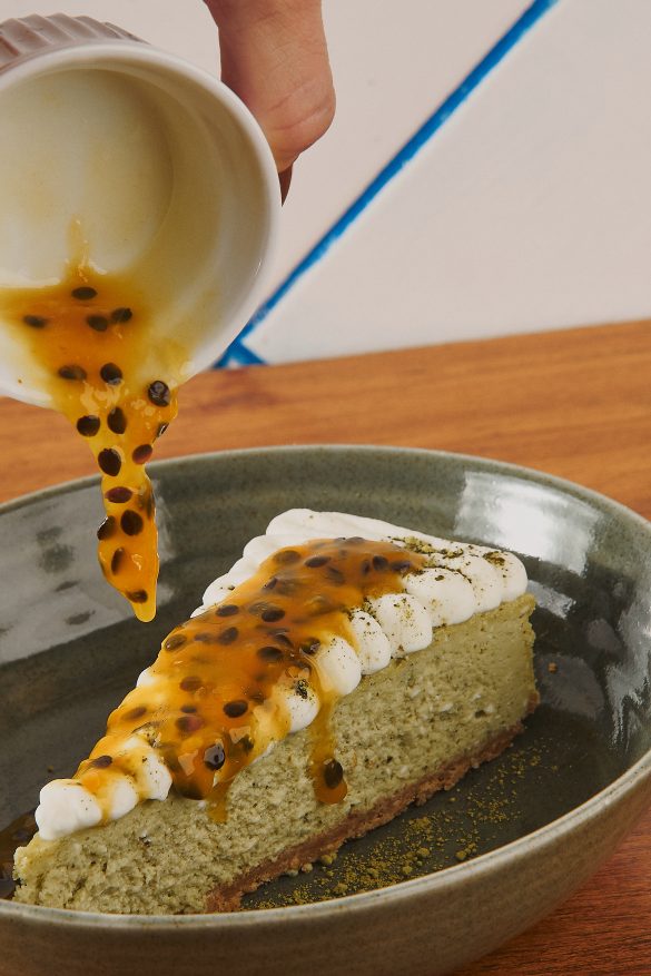 Cheesecake de matcha Cheesecake de matcha