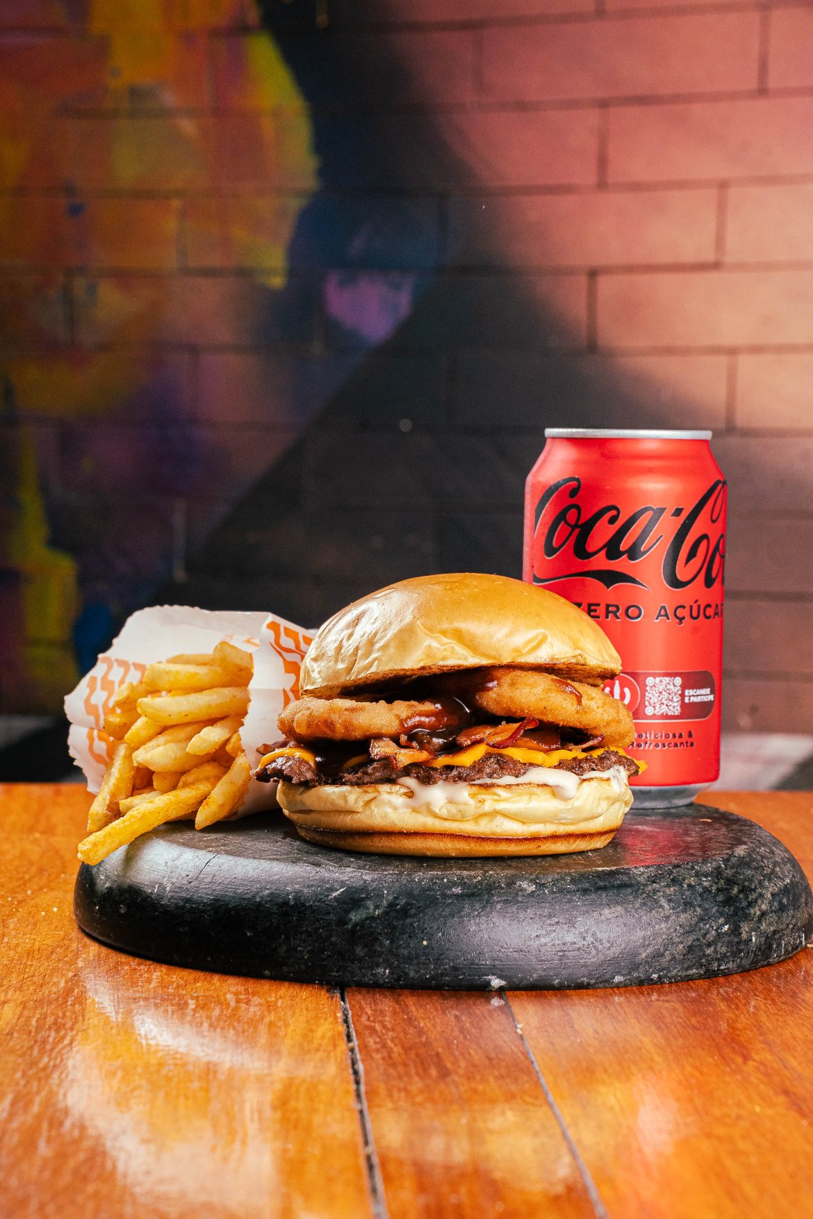 Combo Onion BBQ Burger - Usina Burger