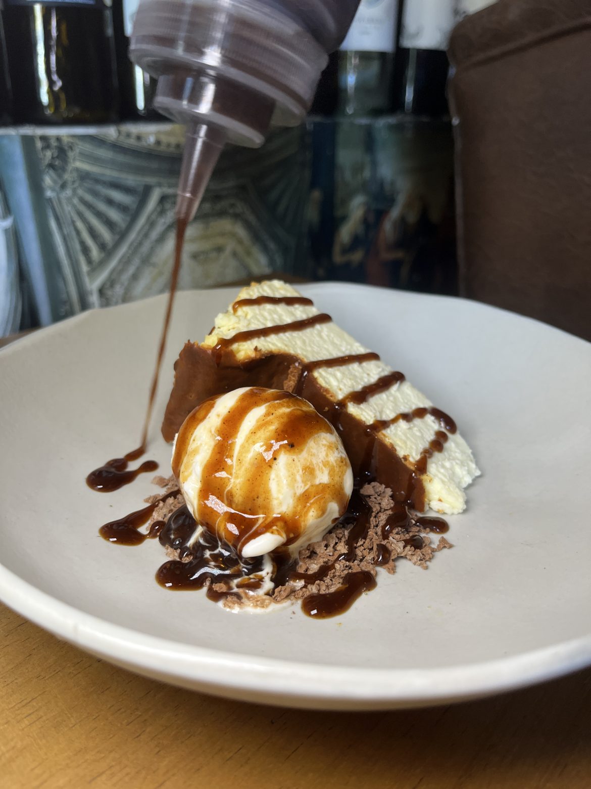 Tarta de queso vasca