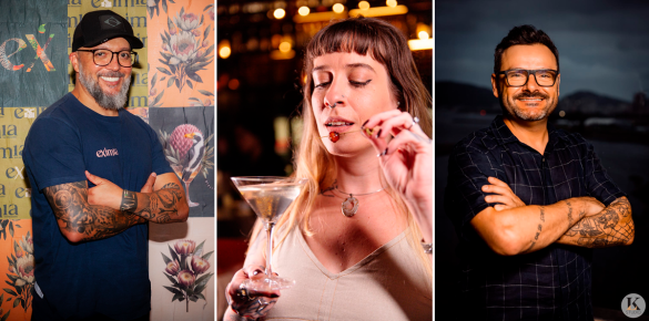 Márcio Silva, Laura Paravato e Lelo Forti