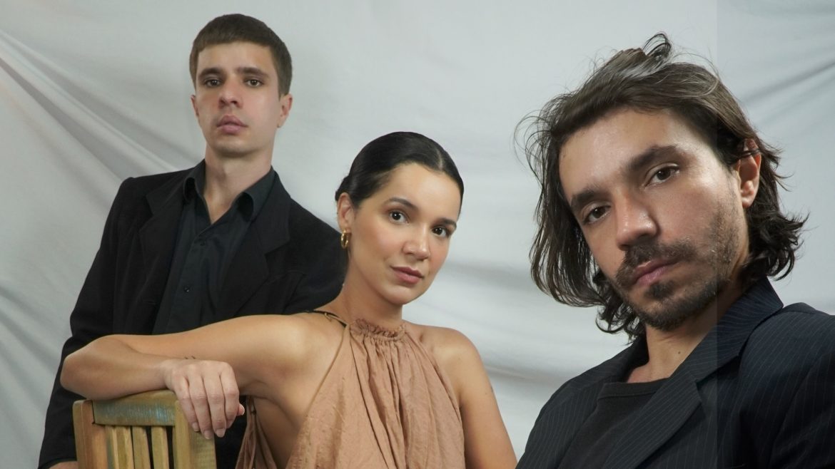 Luã Batista, Tai Xavier e Nino Batista, criadores do Peixinho Festival - Foto: Peixinho Estúdio