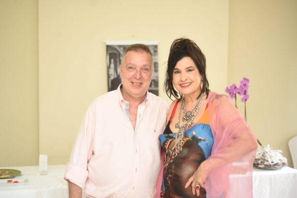 Bayard Boiteux e a cantora Hanna Bayard Boiteux e a cantora Hanna