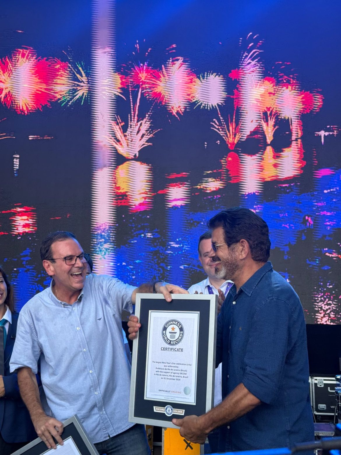 Prefeito do Rio - Eduardo Paees e Abel Gomes - Sócio e Vice - Presidente de Criação