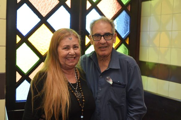 A sacerdotisa Alana Morgana e Luis Villarino