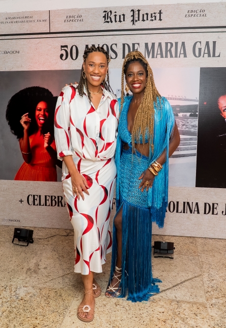Luana Xavier com Maria Gal