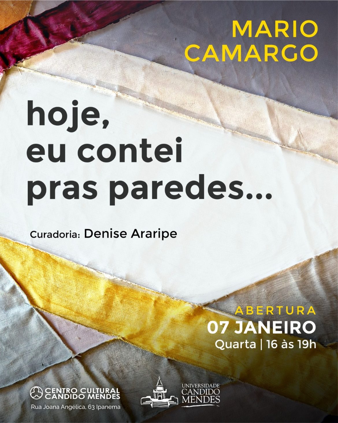 hoje, eu contei pras paredes