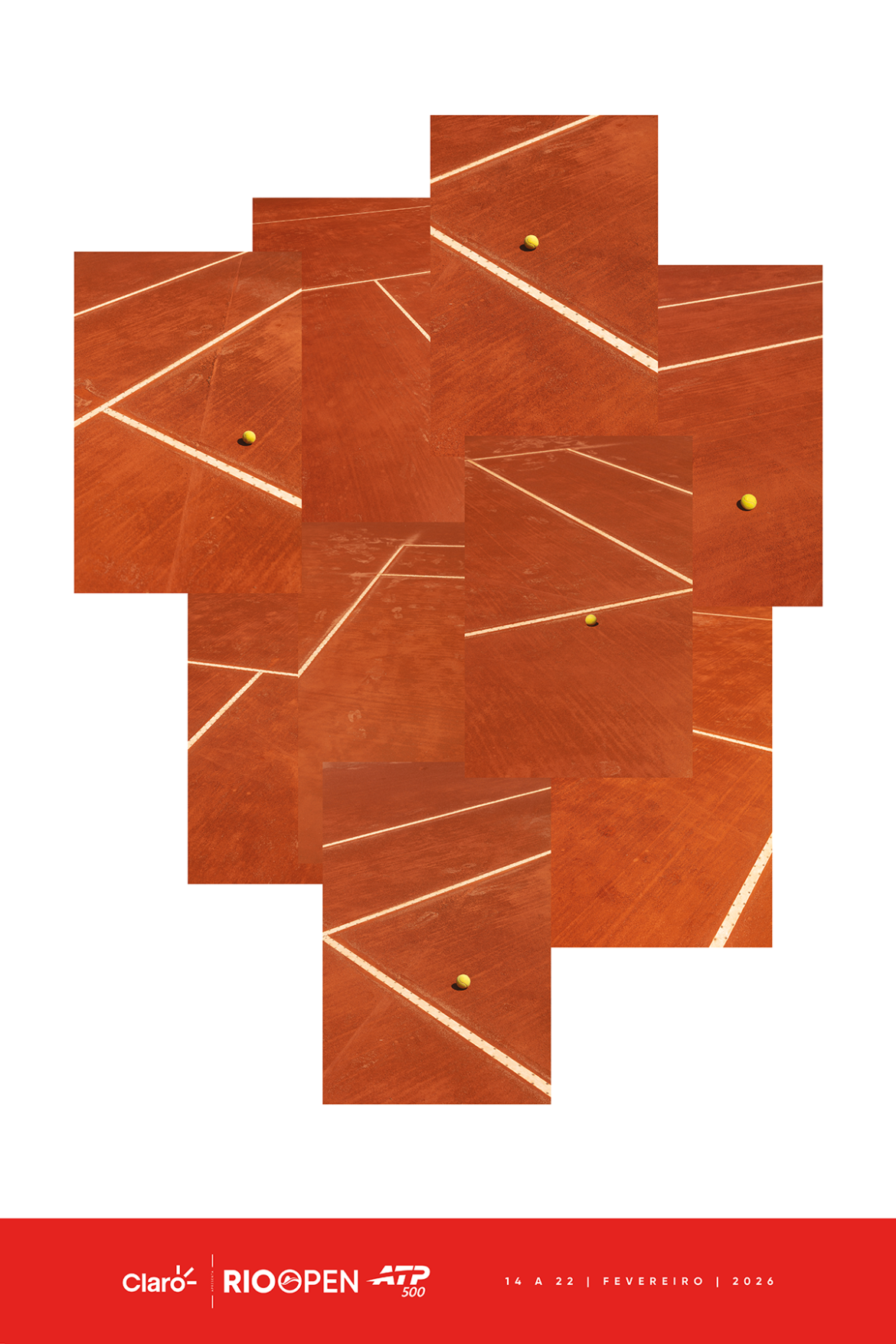 Poster Oficial do Rio Open 2026: "Crux"por Marcos Chaves (Divulgação)