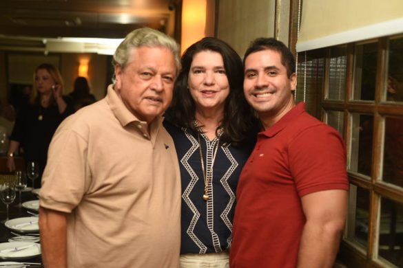 Aloysio e Joana Teixeira com Matheus Oliveira