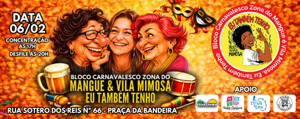 Quando a noite cai e os tambores começam a soar, a Zona do Mangue e a Vila Mimosa voltam a pulsar em forma de Carnaval