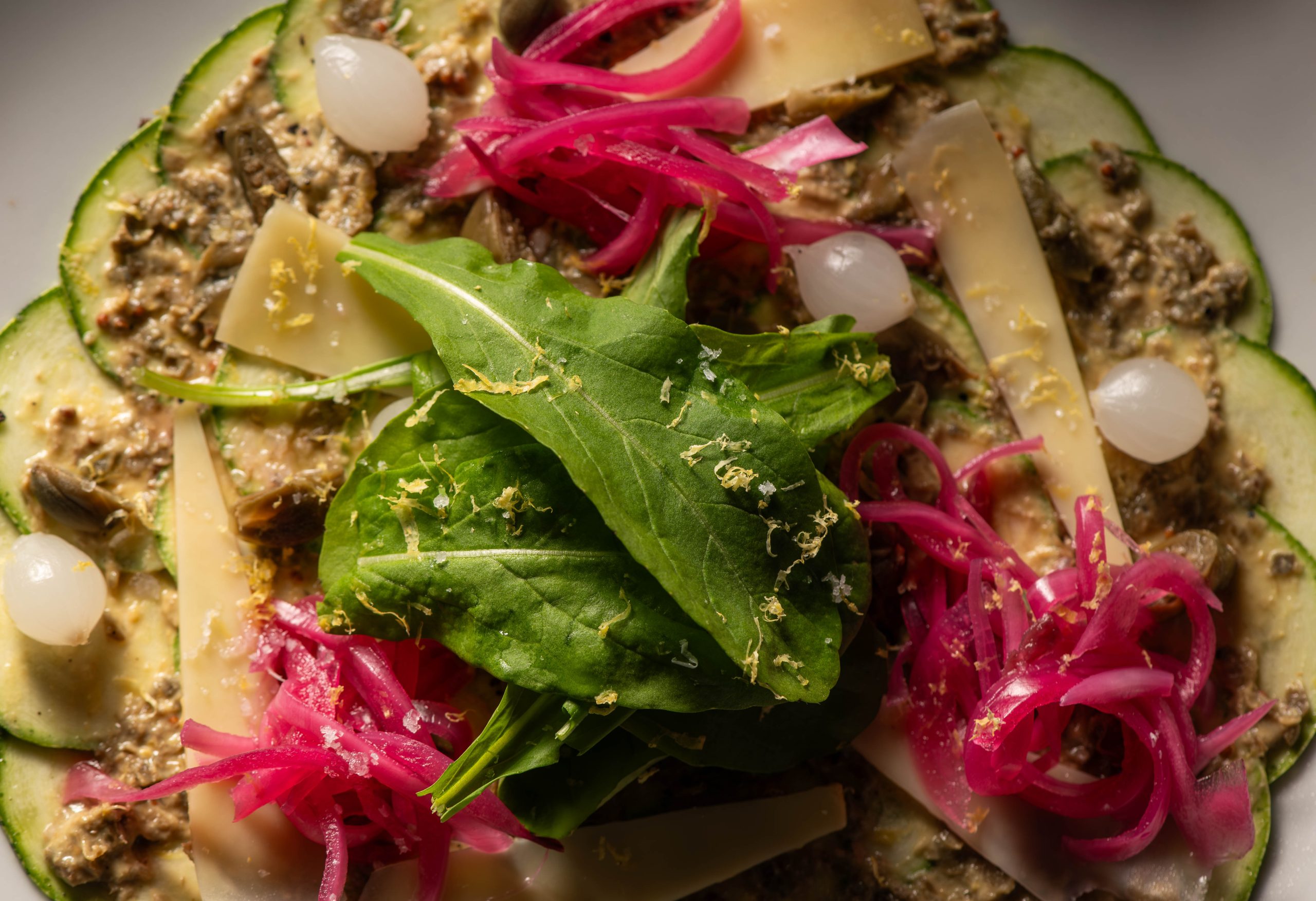 Crudo de Abobrinha - Blue Blazer - Foto: Nubra Fasari