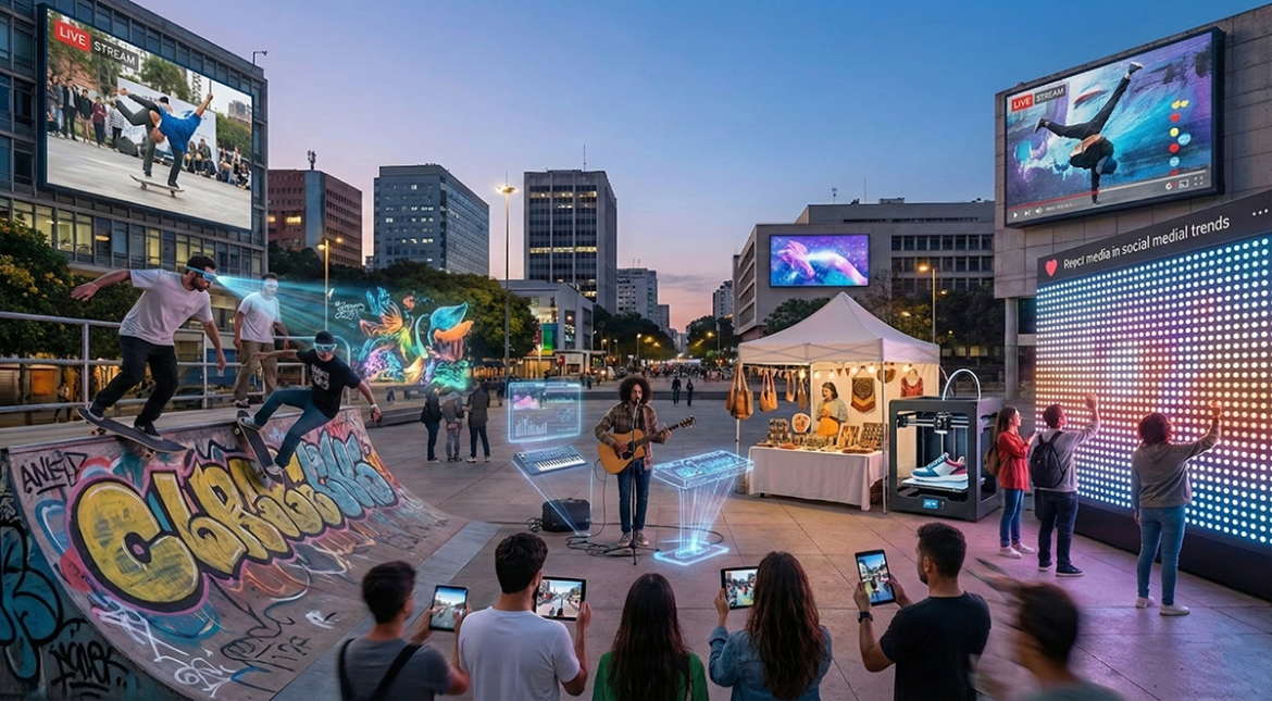 Cultura urbana em transformação: como o digital redefine hábitos, lazer e criatividade