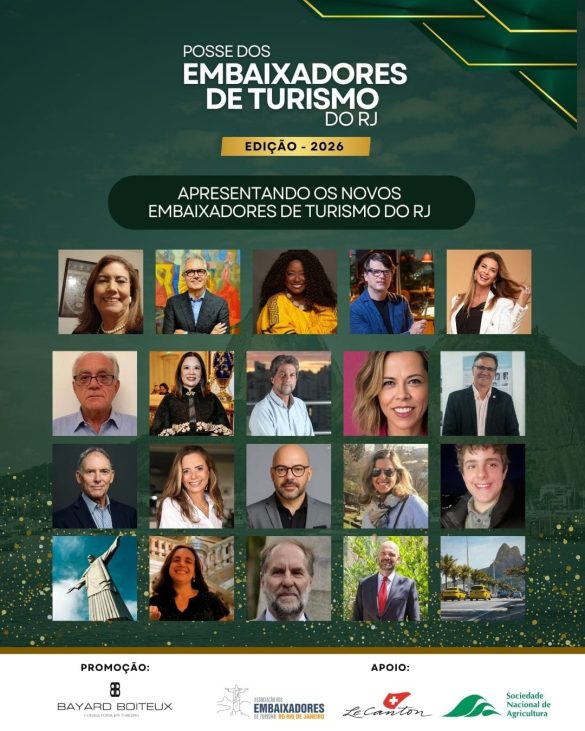 Novos Embaixadores de Turismo do RJ