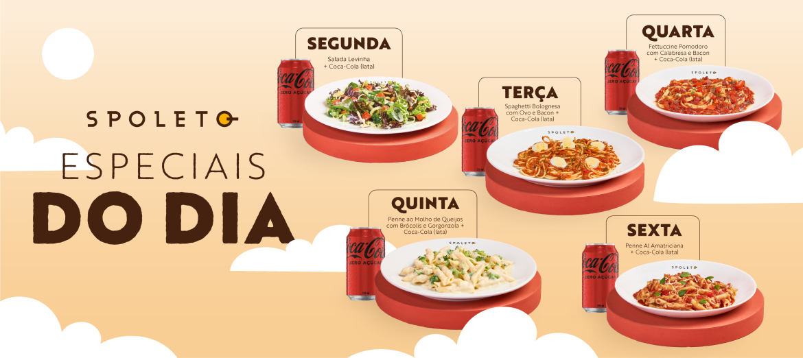 Spoleto lança ‘Especiais do Dia’ com combos a partir de R$32,90