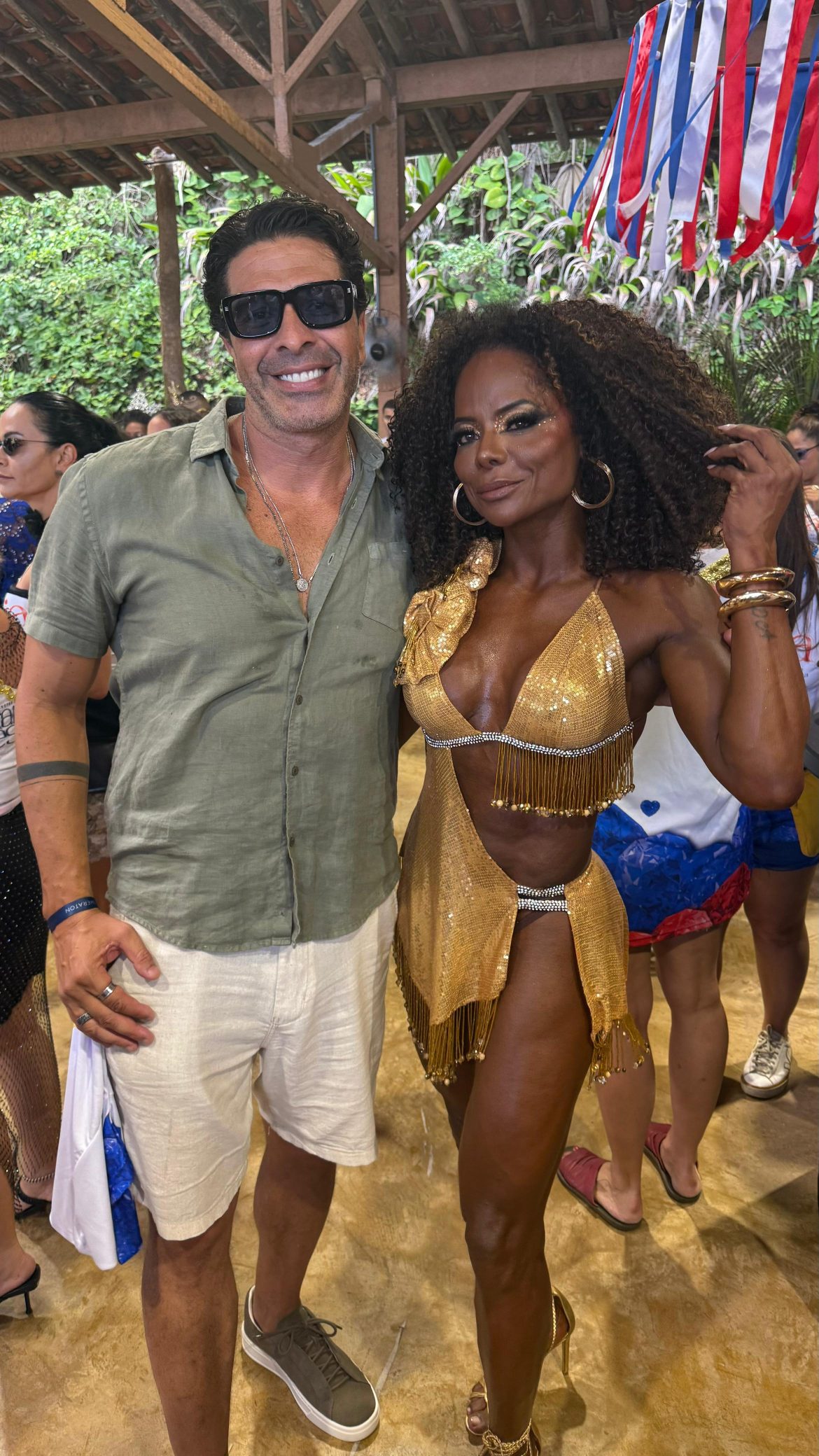 Miguel Tavares e Adriana Bombom