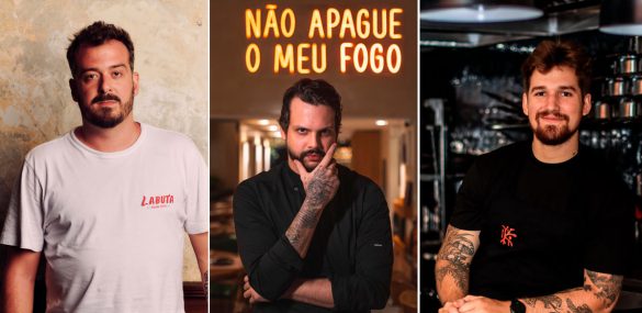 Chefs Lúcio Vieira.jpg, Newton Rique e Pedro Coronha