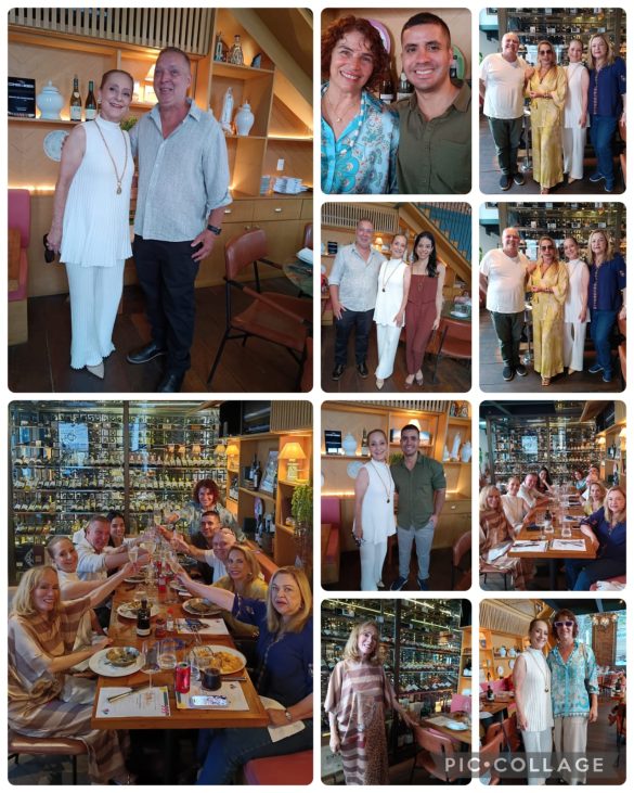 Alguns momentos do almoço