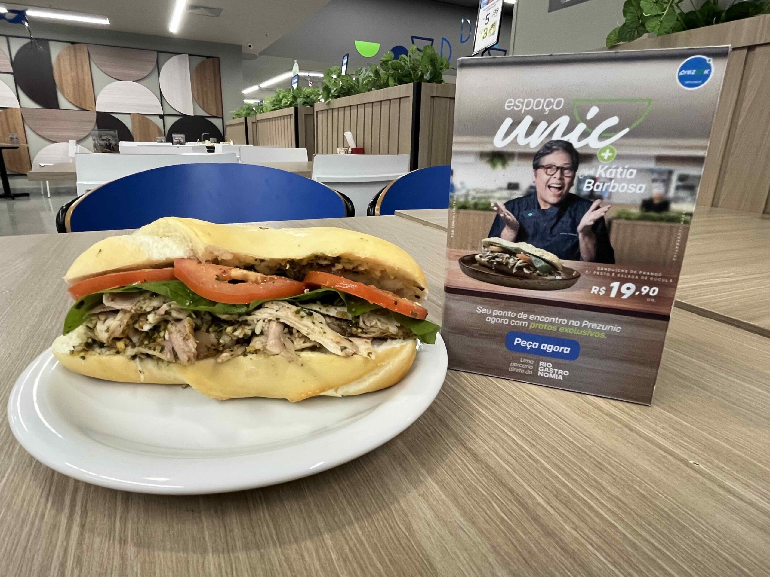Prezunic leva gastronomia autoral ao supermercado 7 Sanduiche de frango - Divulgação Prezunic