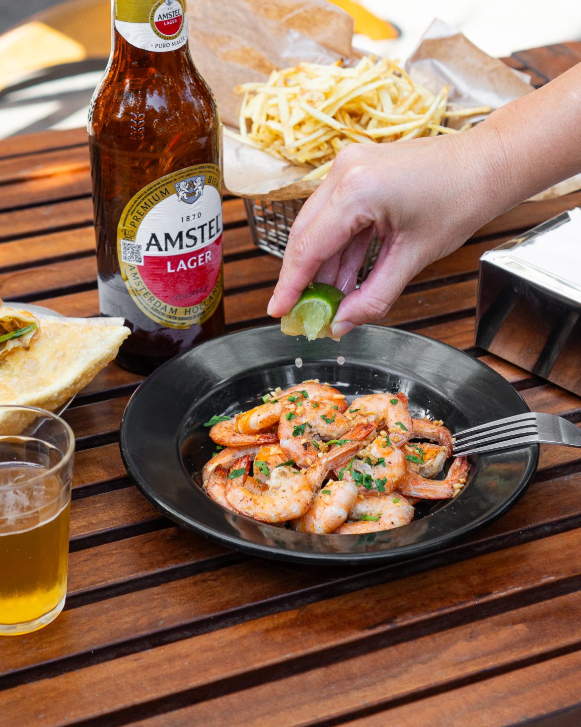 Camarão ao alho e óleo - Ressaca