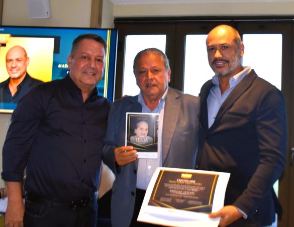 Aloysio Teixeira com Willians Haubrichs e Marcelo Antunes
