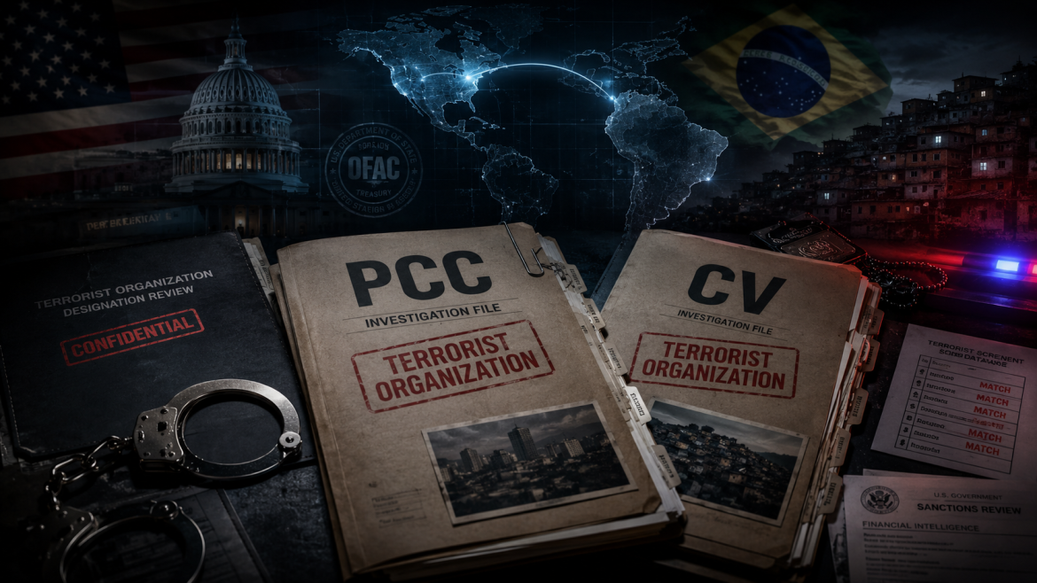 EUA vão classificar Comando Vermelho e PCC como organizações terroristas