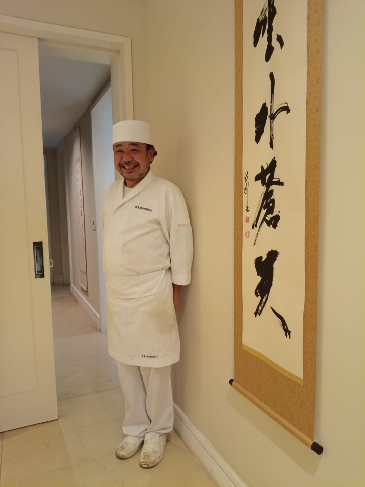 O chef Kinoshita ,direto do Japão O chef Kinoshita ,direto do Japão