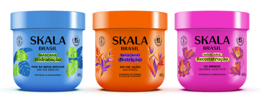 Skala inova e apresenta novas linhas para a rotina de beleza