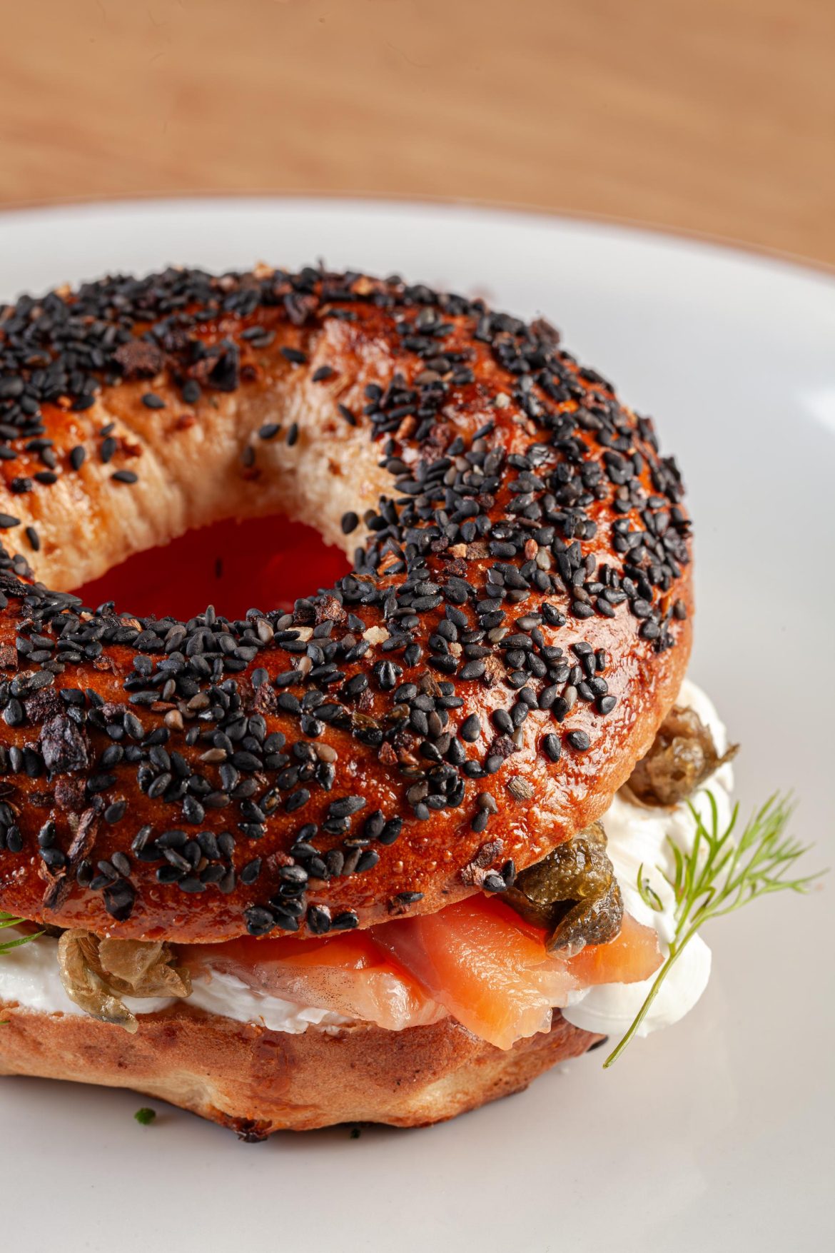 Pendê – Lox Bagel – Foto: Genaro Braga Pendê - Lox Bagel - Foto: Genaro Braga