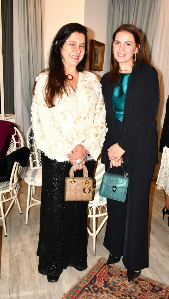 Ana Cristina Carvalho, presidente da Cafram com a consulesa italiana Albana Planeja Ana Cristina Carvalho, presidente da Cafram com a consulesa italiana Albana Planeja