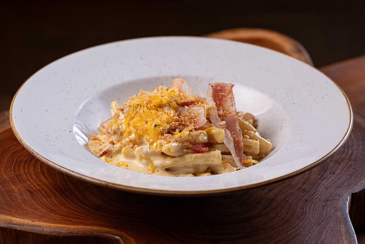 Casarecce à Carbonara – Foto: Lipe Borges Casarecce à Carbonara - Foto: Lipe Borges