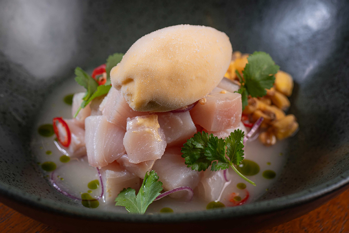 Ceviche de Peixe Branco – Foto: Lipe Borges Ceviche de Peixe Branco - Foto: Lipe Borges