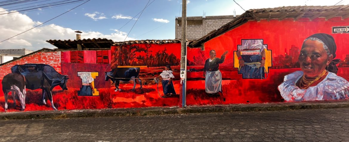 Fernando Sawaya retrata trabalhadores informais brasileiros em mural permanente no México